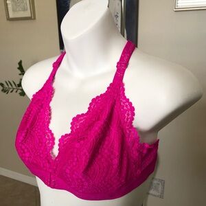 Victoria’s Secret Lace Bralette Bra L - Pink